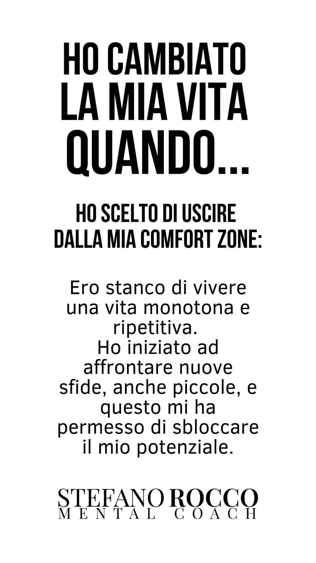 aforismi citazione sulla vita confort zone coaching